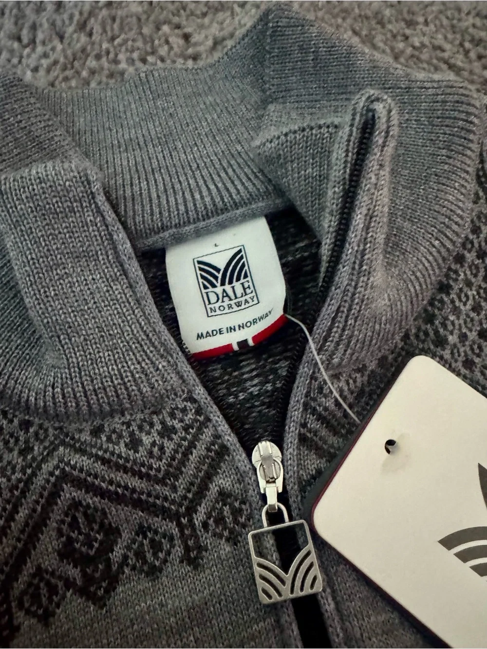 NWT Dale of Norway Eirik Masculine Sweater Size L